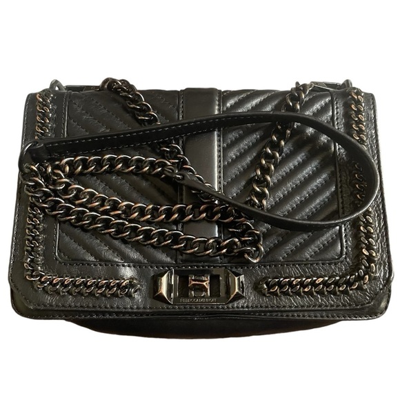 Rebecca Minkoff Chevron Quilted Crossbody Bag - Picture 1 of 7